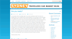 Desktop Screenshot of blog.sydneytravellerscarmarket.com.au